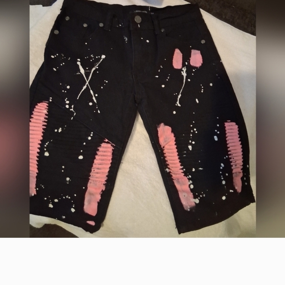Kohl's Black and Pink Kids Shorts